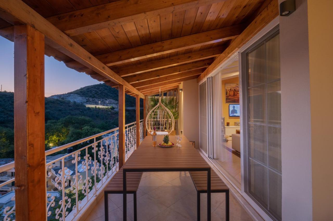 Panoramic View!Penthouse 120Qm Of Sea & Mountain Villa Loutra Edipsou  Exterior foto