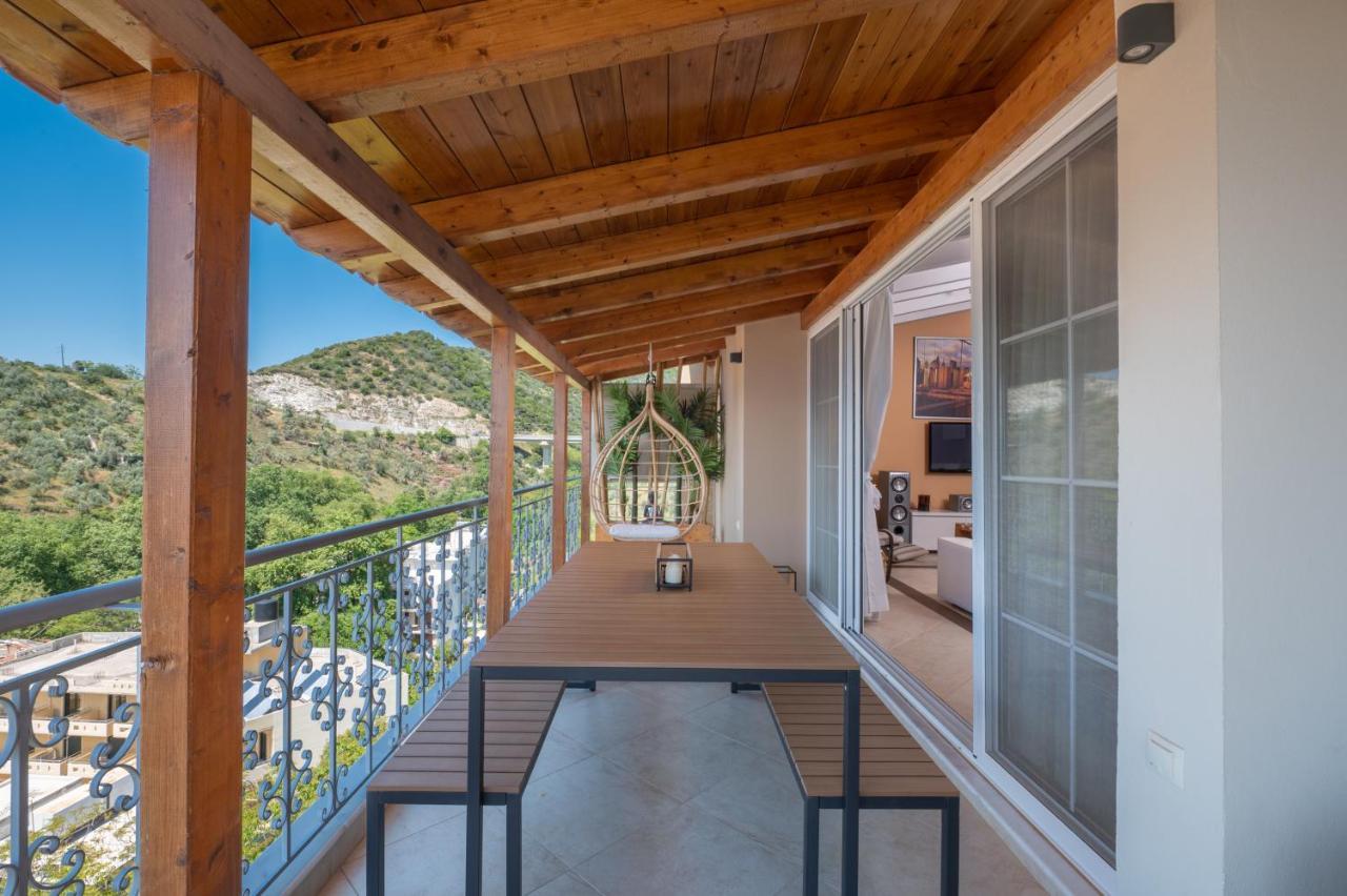 Panoramic View!Penthouse 120Qm Of Sea & Mountain Villa Loutra Edipsou  Exterior foto