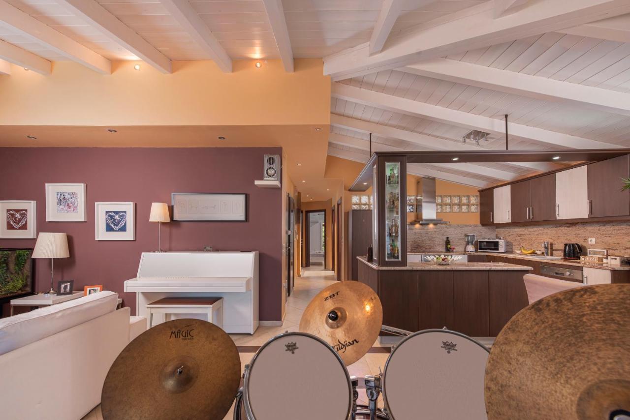 Panoramic View!Penthouse 120Qm Of Sea & Mountain Villa Loutra Edipsou  Exterior foto